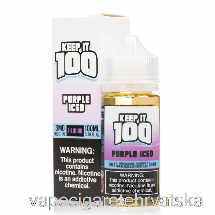 Vape Cigarete Purple Iced - čuvaj Ga 100 - 100ml 0mg